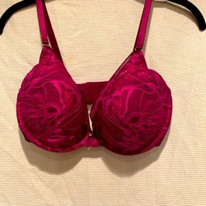 NATORI Flora underwire bra in rich berry color